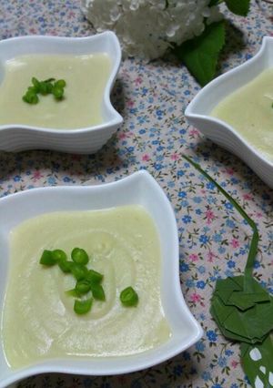 じゃがいもとえだまめの豆乳ビシソワース-レシピのメイン写真