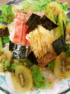 サラダうどん-レシピのメイン写真