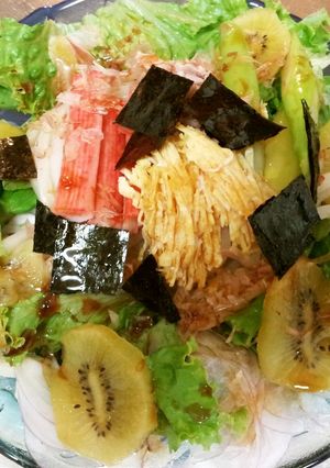 サラダうどん-レシピのメイン写真