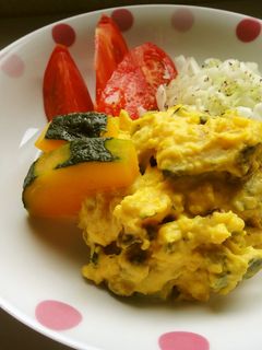 βカロテン豊富!!かぼちゃサラダ -レシピのメイン写真