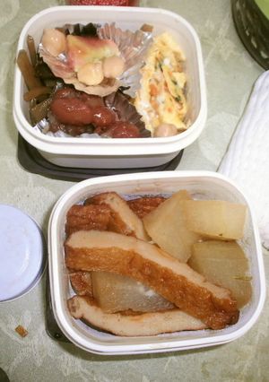 運動会のお弁当♡お吸い物の素入り卵焼き-レシピのメイン写真