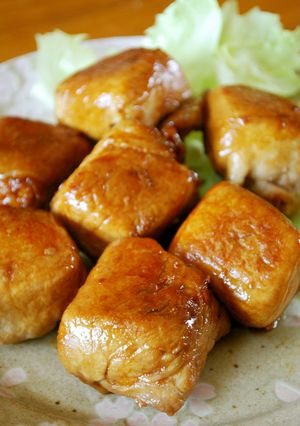 てりてり♪厚揚げの豚肉巻き-レシピのメイン写真