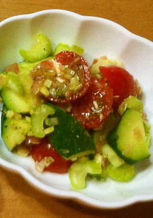 簡単夏野菜サラダ♪-レシピのメイン写真