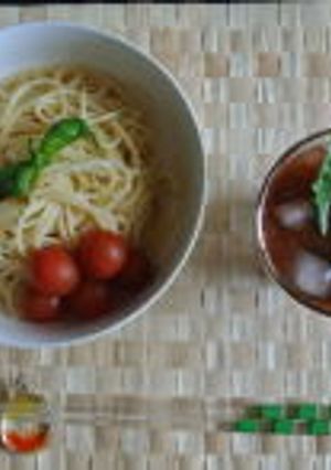 カレー風味の濃厚トマトスープ❤つけ麺-レシピのメイン写真