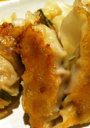 バラ肉+油揚げで★ジューシー焼き餃子-レシピのメイン写真