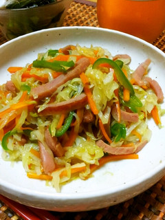全部千切り!!ポールウインナーで野菜炒め-レシピのメイン写真