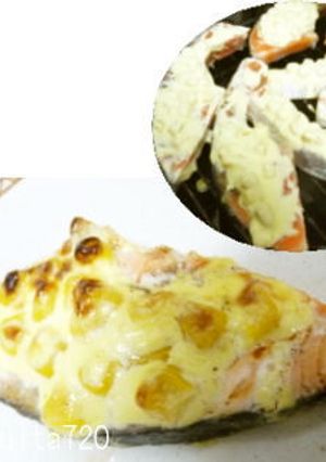 鮭のマヨマヨコーンのっけ焼き-レシピのメイン写真