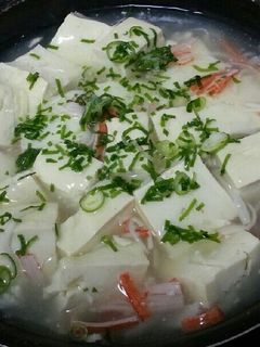 簡単☆カニかまあんかけ豆腐-レシピのメイン写真