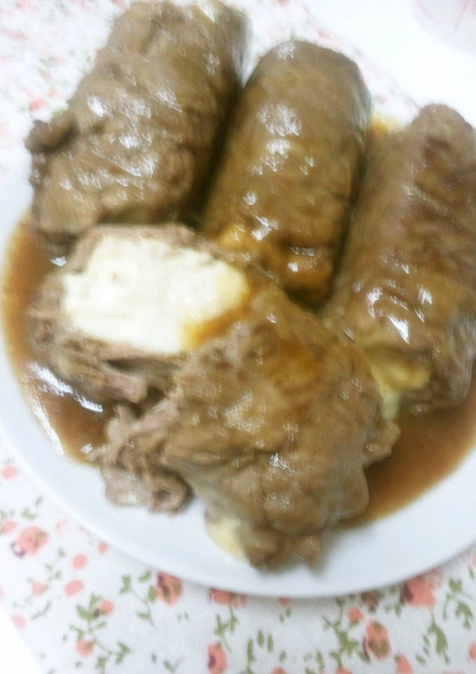 チーズ厚揚げの焼き肉巻き-レシピのメイン写真