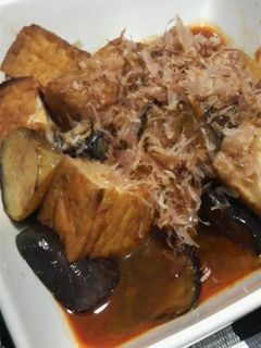 揚げ茄子と厚揚げのピリ辛煮-レシピのメイン写真