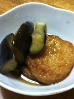 なすとさつま揚げの煮物-レシピのメイン写真