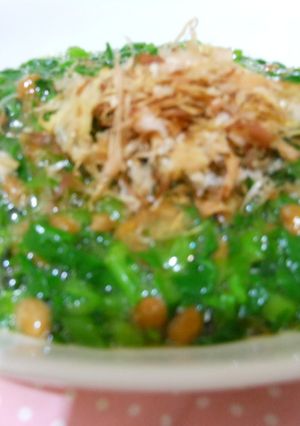 つるむらさきと納豆のネバネバあえ☆-レシピのメイン写真