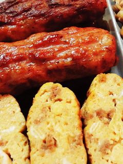 お弁当に*肉そぼろ入り卵焼き*-レシピのメイン写真