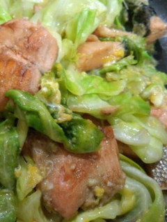 鮭とキャベツの炒め物-レシピのメイン写真