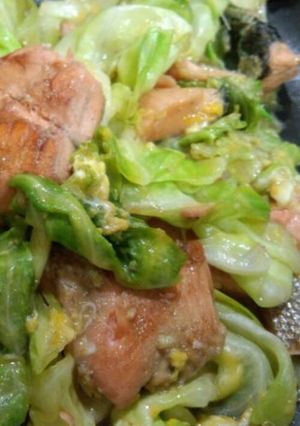 鮭とキャベツの炒め物-レシピのメイン写真