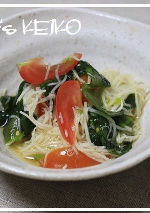 じゃがいもとトマトとわかめの酢の物-レシピのメイン写真