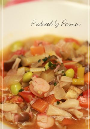 野菜たっぷりスープ-レシピのメイン写真