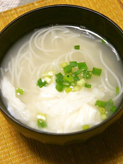 湯葉と素麺の吸い物-レシピのメイン写真