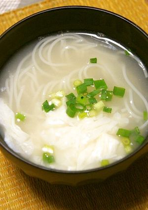 湯葉と素麺の吸い物-レシピのメイン写真