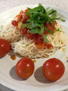 そうめん トマトソース カッペリー二風-レシピのメイン写真