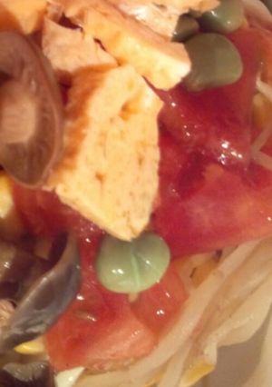 子供に人気！簡単20分！甘酢のひんやり麺-レシピのメイン写真