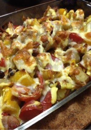 オーブン de 野菜たっぷりマヨチー焼き-レシピのメイン写真