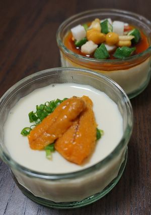 ♥ぷるぷるもちもち ゼラチン豆腐で冷奴♥-レシピのメイン写真