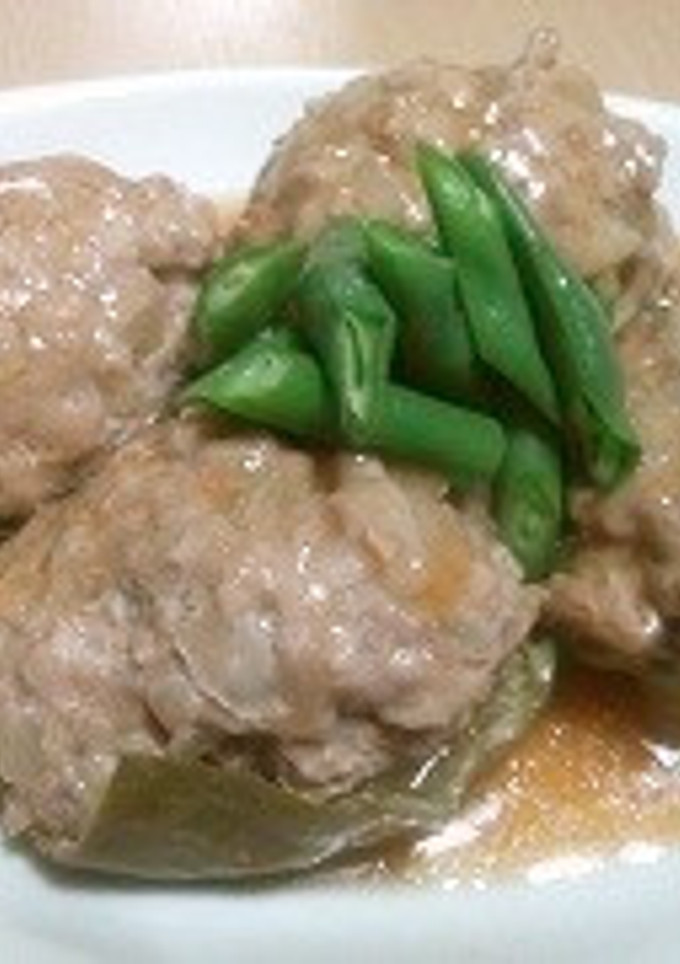ピーマンの肉詰め　和風あんかけ-レシピのメイン写真