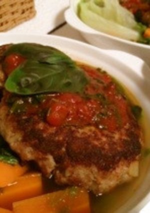 豆腐ハンバーグ2種ソースがけ-レシピのメイン写真