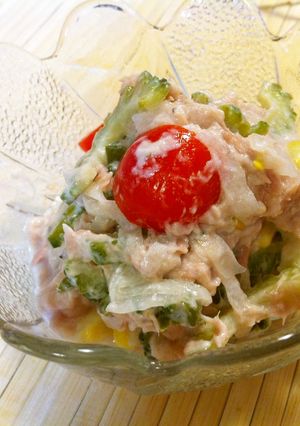 夏だ！ゴーヤとツナの具沢山サラダ-レシピのメイン写真