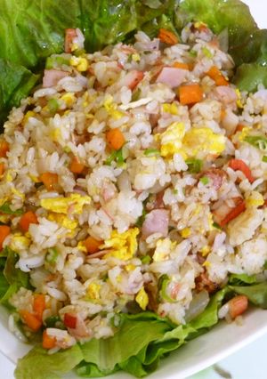 残り物の材料で即席チャーハン-レシピのメイン写真