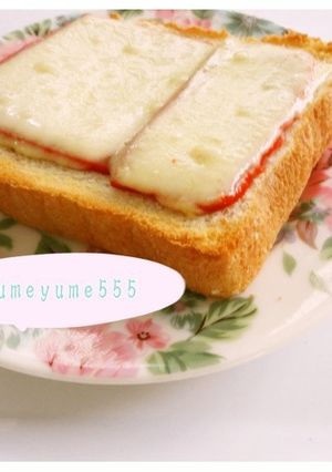 かんたんハムチーズトースト-レシピのメイン写真