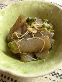 コンニャクとカイワレの青じそ炒め-レシピのメイン写真