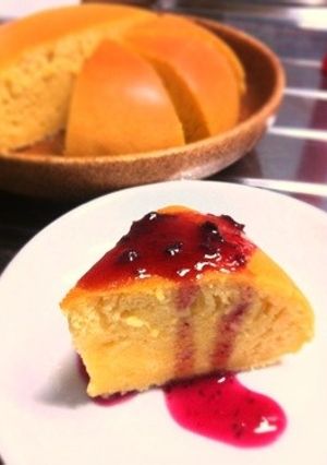 HMとホエーでノンオイル炊飯器ケーキ☆-レシピのメイン写真