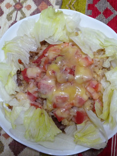 ガッツリ☆牛肉チーズチャーハン-レシピのメイン写真
