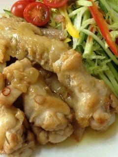 鶏手羽のホワンミー炒め煮-レシピのメイン写真
