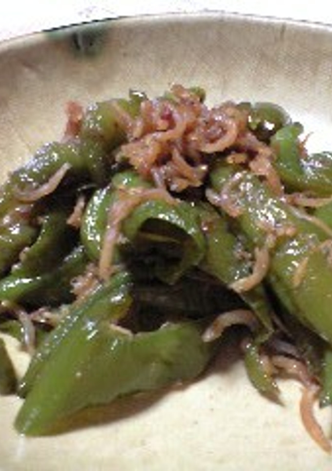 ジャコと万願寺とうがらしの炒め煮-レシピのメイン写真