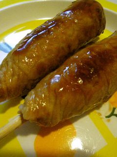 焼肉のタレで☆肉巻き棒-レシピのメイン写真