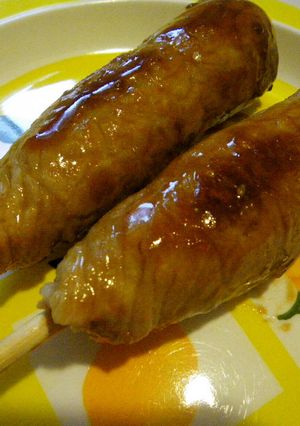 焼肉のタレで☆肉巻き棒-レシピのメイン写真