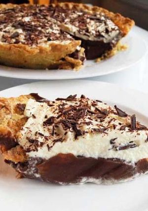 アメリカ風★チョコレートクリームパイ-レシピのメイン写真
