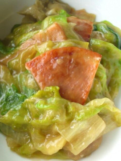レタスとハムのオイマヨ♪-レシピのメイン写真