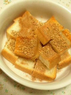 トースト*ごまシナモン-レシピのメイン写真