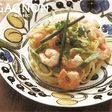 アスパラとエビのクリームパスタ