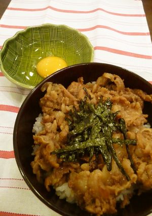 豚丼♥カラメル醤油だれが香ばしいよ-レシピのメイン写真
