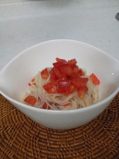 トマトdeそうめん-レシピのメイン写真