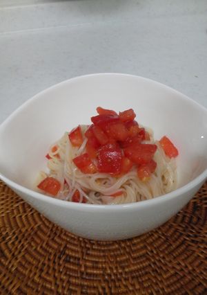 トマトdeそうめん-レシピのメイン写真