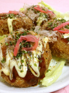 お好み焼き風♪コロッケ♫リメイク-レシピのメイン写真