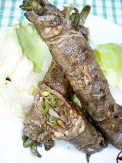インゲンとゴボウの牛肉巻き-レシピのメイン写真