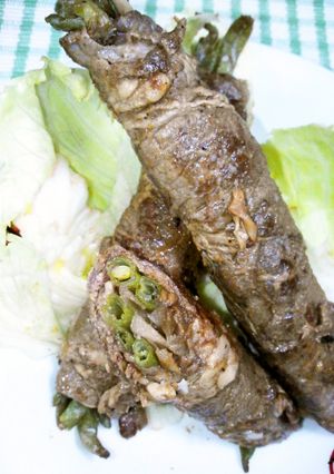 インゲンとゴボウの牛肉巻き-レシピのメイン写真