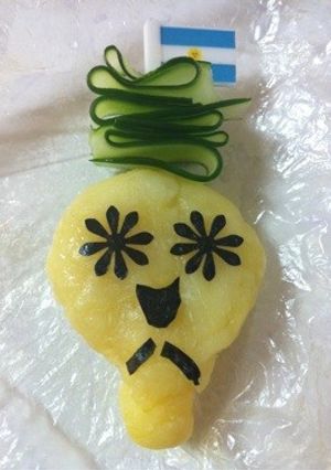 めめっち(たまごっち)お弁当に-レシピのメイン写真